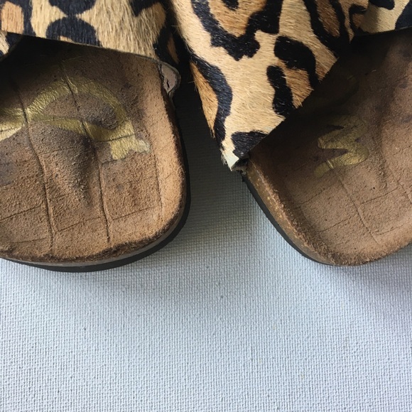 Sam Edelman Adora leopard print slides Size 10 - Picture 2 of 16